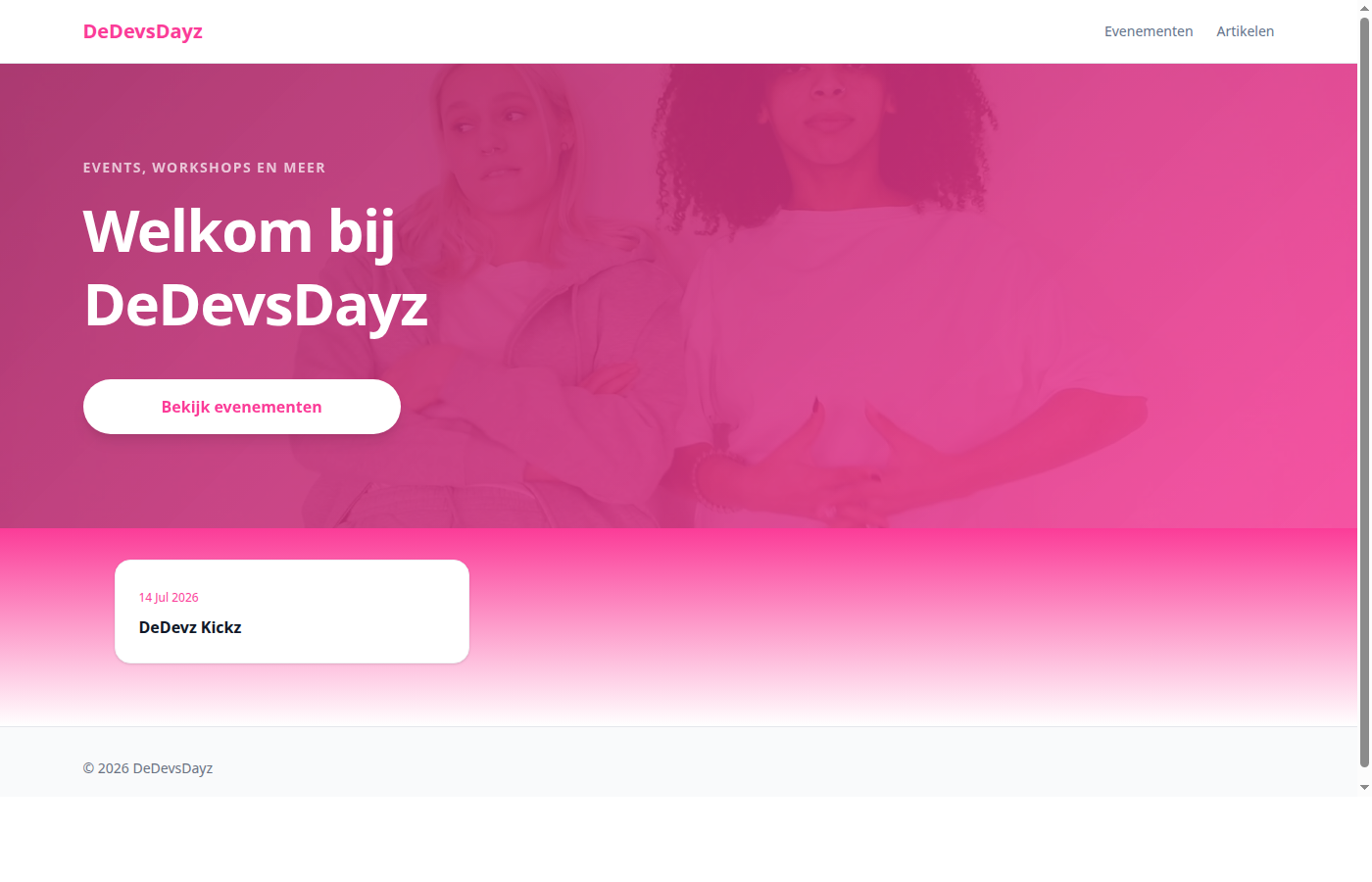 StaatCentraal — Event landing page