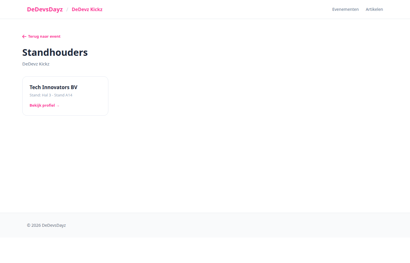 Check-in & badges